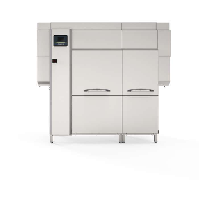 ZANUSSI ÇİFT DURULAMALI KONVEYÖRLÜ BULAŞIK YIKAMA MAKİNESİ 3.600 TABAK/SAAT SOLDAN SAĞA resmi